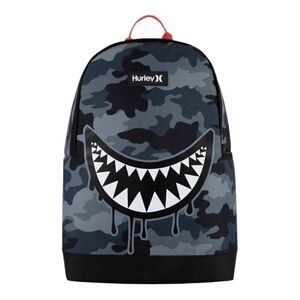 Hurley Graphic Shark Dark Grey Camo Backpack